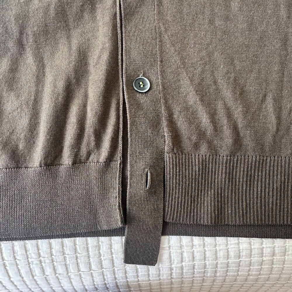 Anya Hindmarch x UNIQLO 100% Wool Cardigan Limited Edition Olive Green - L - Picture 4 of 7